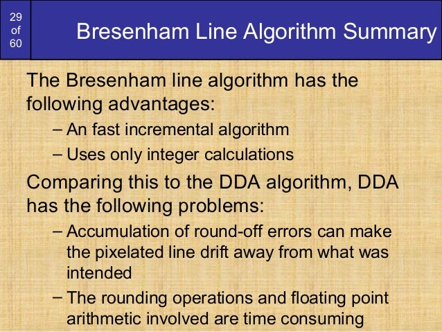 Bresenham Line Drawing Algorithm Solved Problems : Bresenham circles and polygons derication