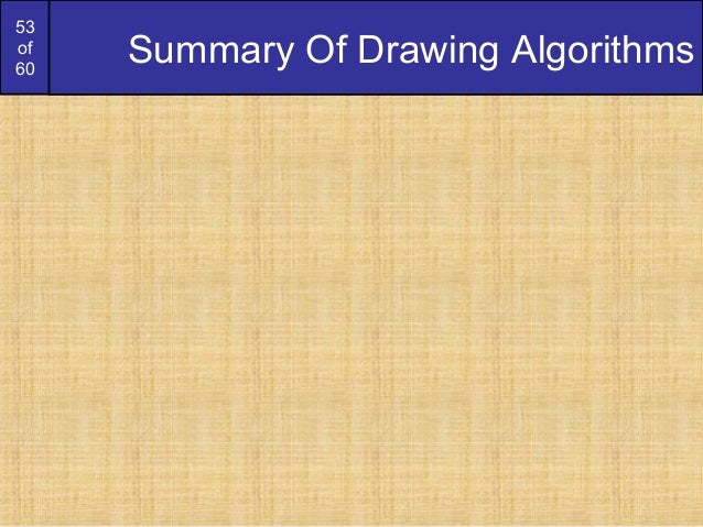Bresenham Line Drawing Algorithm With Anti Aliasing : Bresenham circles and polygons derication