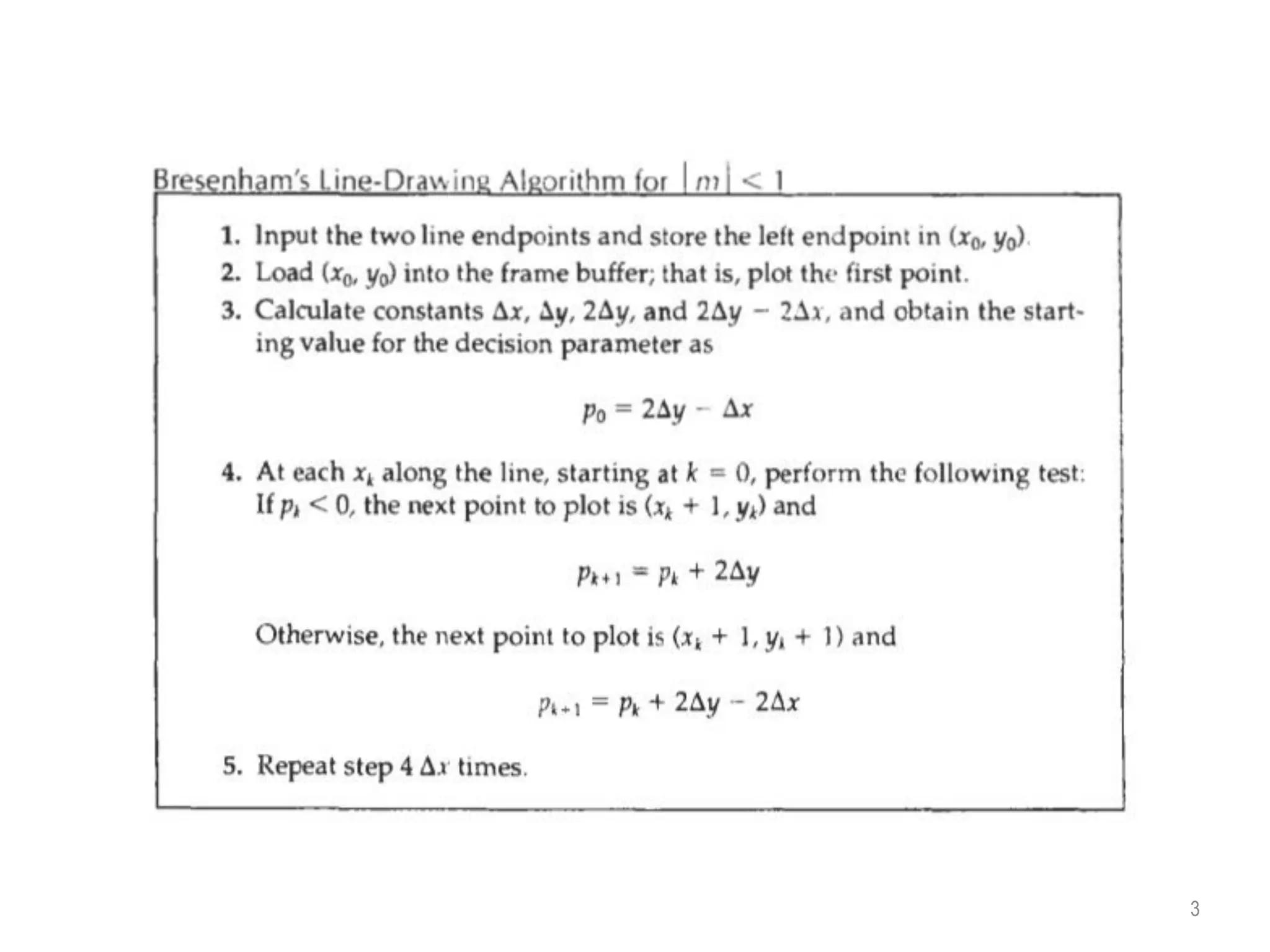 Bresenhams Line Drawing Algorithm in Graphics.pdf