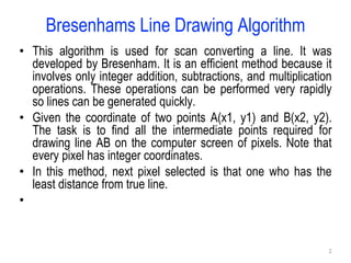 Bresenhams Line Drawing Algorithm in Graphics.pdf