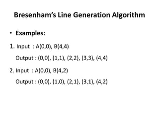 Bresenhems line Genration derivation for Mtech | PDF | Computing ...