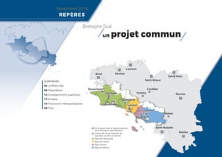 Novembre 2016
REPÈRES
Bretagne Sud
un projet commun
QuimperQuimper
ConcarneauConcarneau
AurayAuray
QuimperléQuimperlé
Vann...
