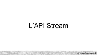 L’API Stream

 