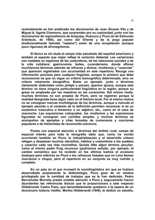 Breve diccionario folklorico_piurano | PDF