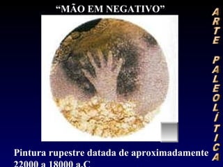 “MÃO EM NEGATIVO”




Pintura rupestre datada de aproximadamente
 