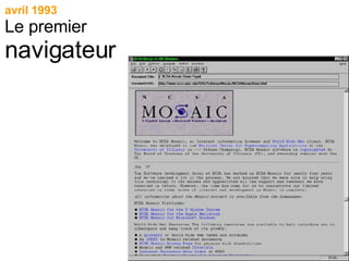 avril 1993 Le premier  navigateur 