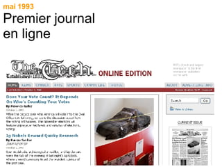mai 1993 Premier journal en ligne 