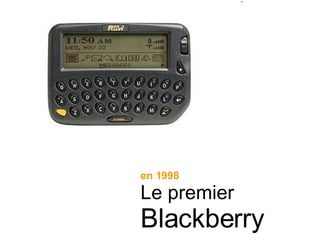 en 1998 Le premier Blackberry 
