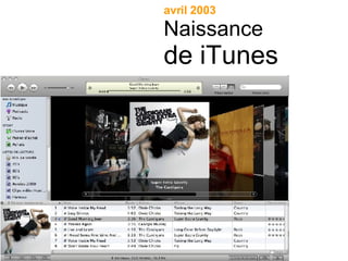 avril 2003 Naissance de iTunes 