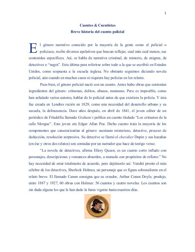 Breve historia del cuento policial