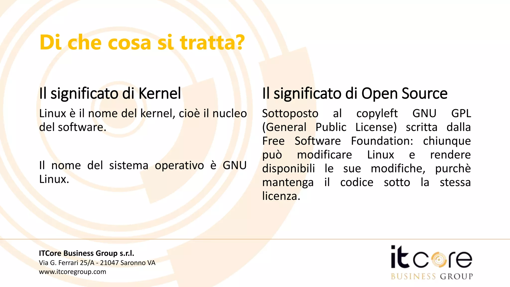 Breve storia di linux | PPT
