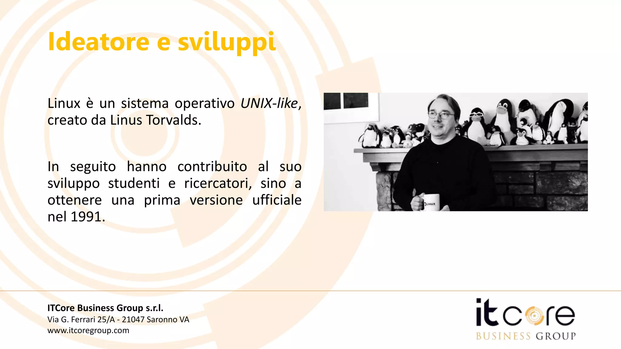 Breve storia di linux | PPT