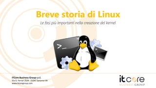 Breve storia di linux | PPT