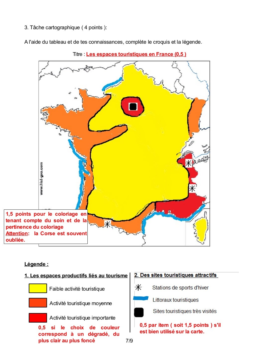 Brevet Blanc Les Aires Urbaines Corrigé