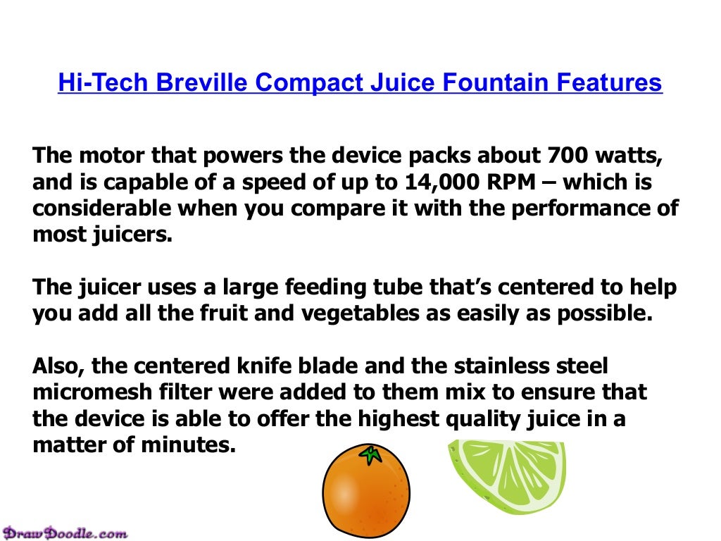 Breville bje200 XL Compact Juice Fountain Review