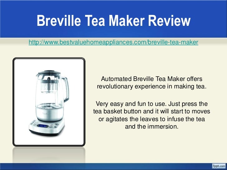 Breville Tea Maker Review