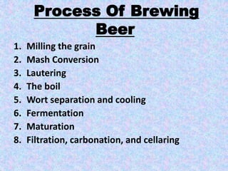 Brewery industry ppt | PPTX