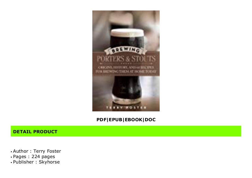 FREE [P.D.F] Brewing Porters and Stouts Origins, History, and 60