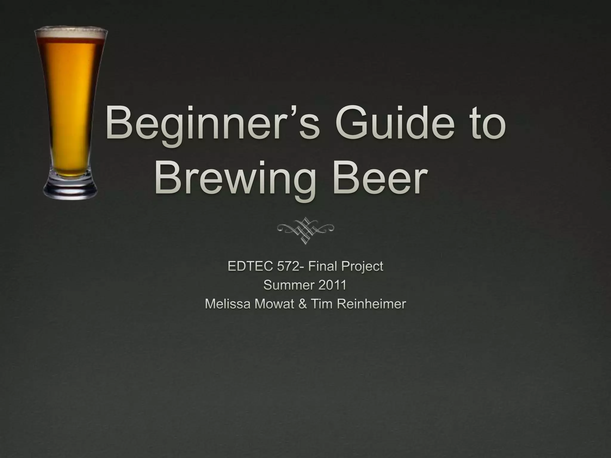 Brewing beer PPT