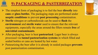 Brewing of a lager beer | PPTX