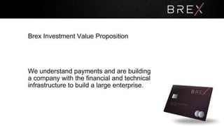Brex pitch deck | PDF
