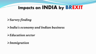 presentation on Brexit. | PPTX