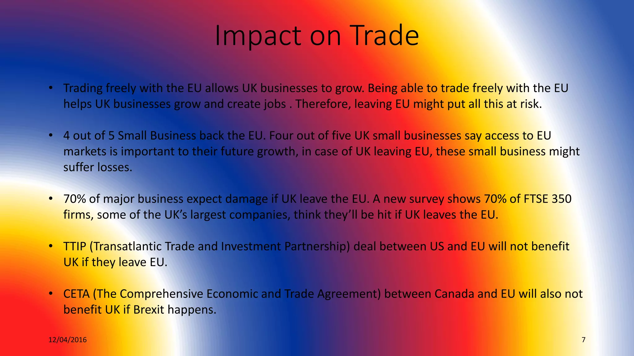 Brexit presentation | PPTX