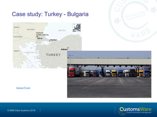 © ABM Data Systems 2018
Case study: Turkey - Bulgaria
Source: FT.com
 