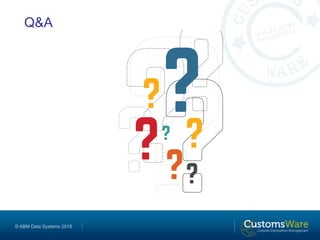 © ABM Data Systems 2018
Q&A
 