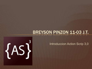 BREYSON PINZON 11-03 J.T.

       Introduccion Action Scrip 3,0
 