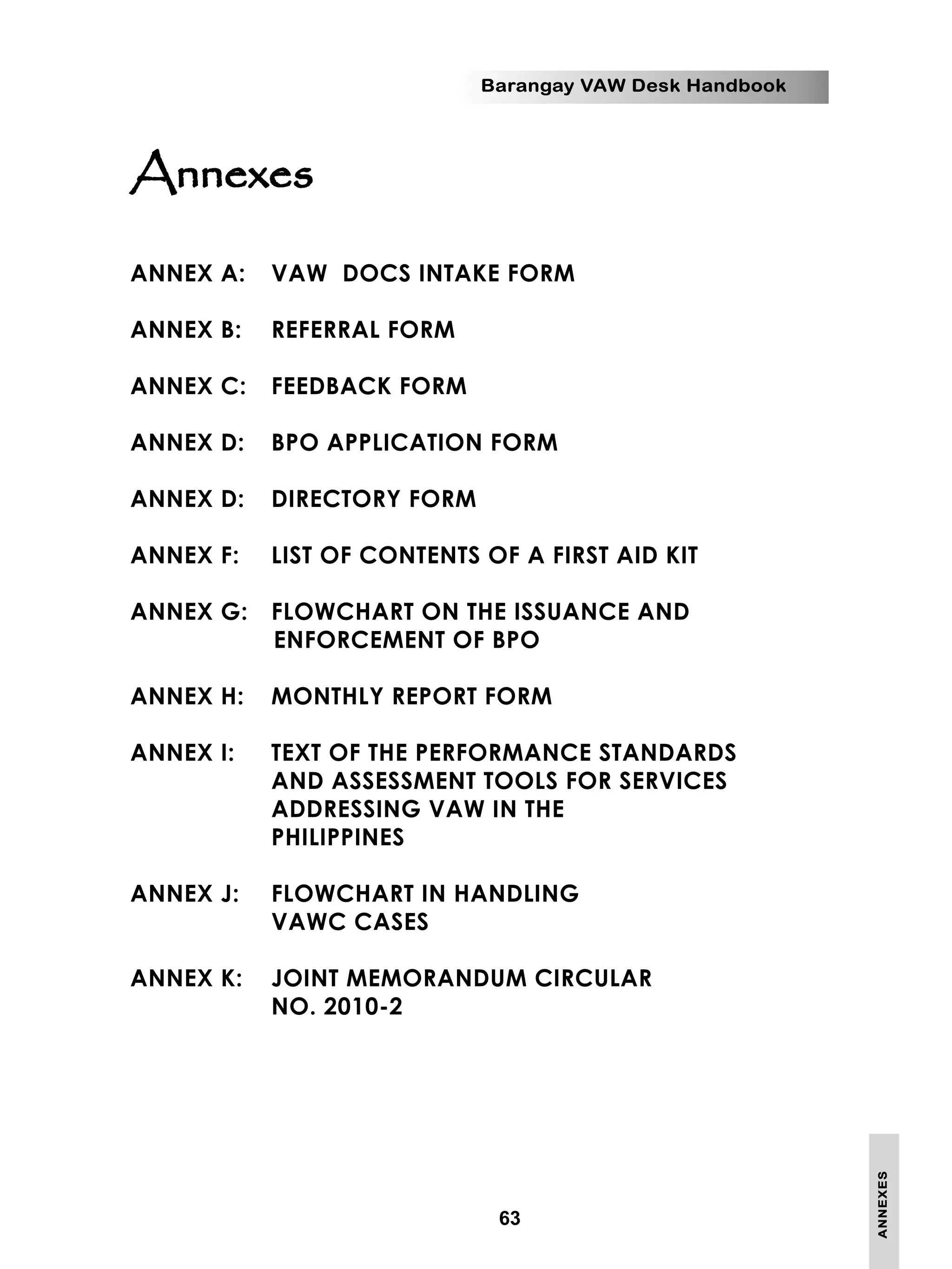Vawc Handbook.pdf Brgy Vaw Handbook Tagalog Final Texts | PDF