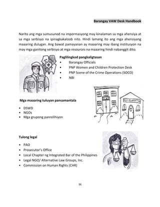 Vawc Handbook.pdf Brgy Vaw Handbook Tagalog Final Texts | PDF