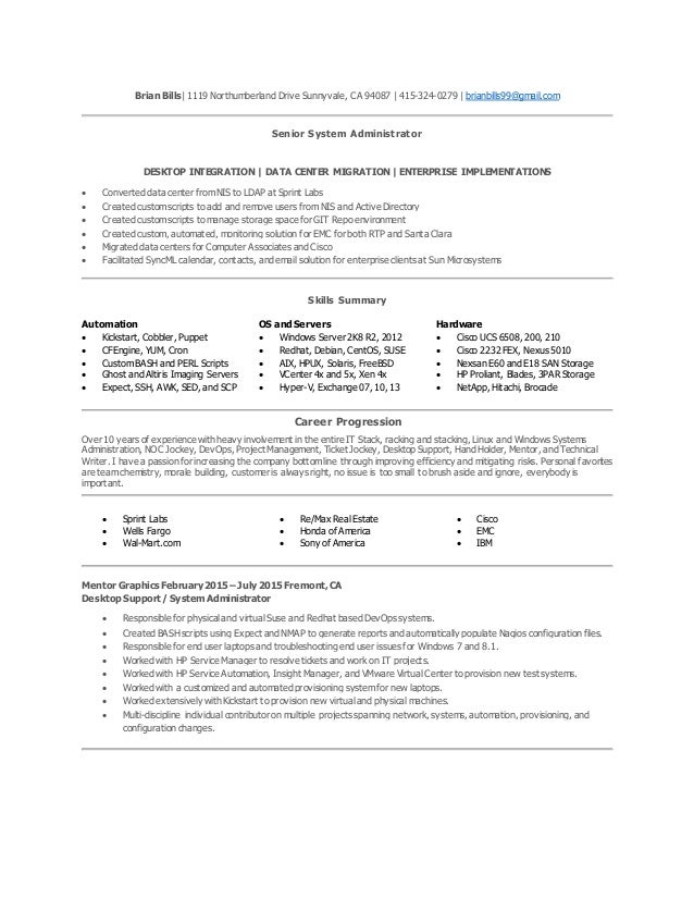 Brian Bills System Adinistrator 2