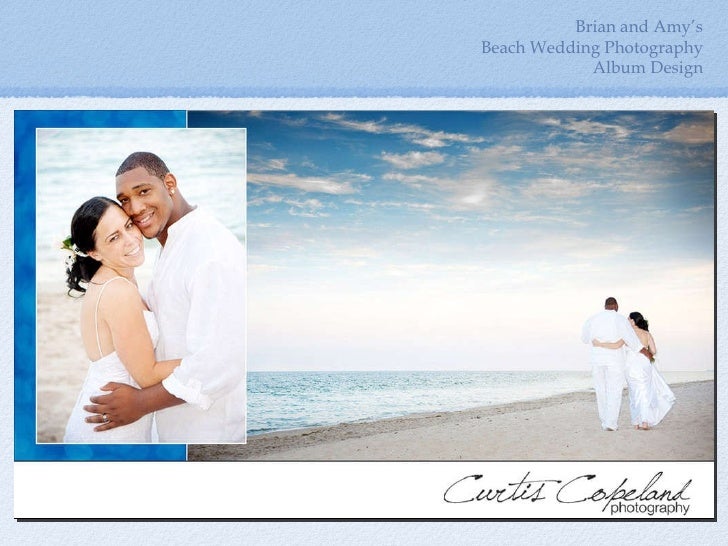 beach wedding photo albums
