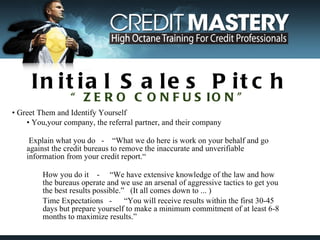 How To Sell Credit Repair - Brian C. Aber | PPT