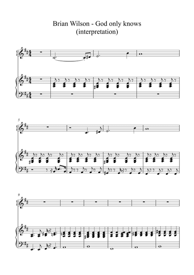 God Only Knows Chords