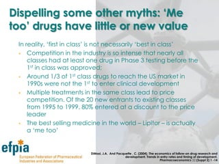 EFPIA and ethical behaviour by industry