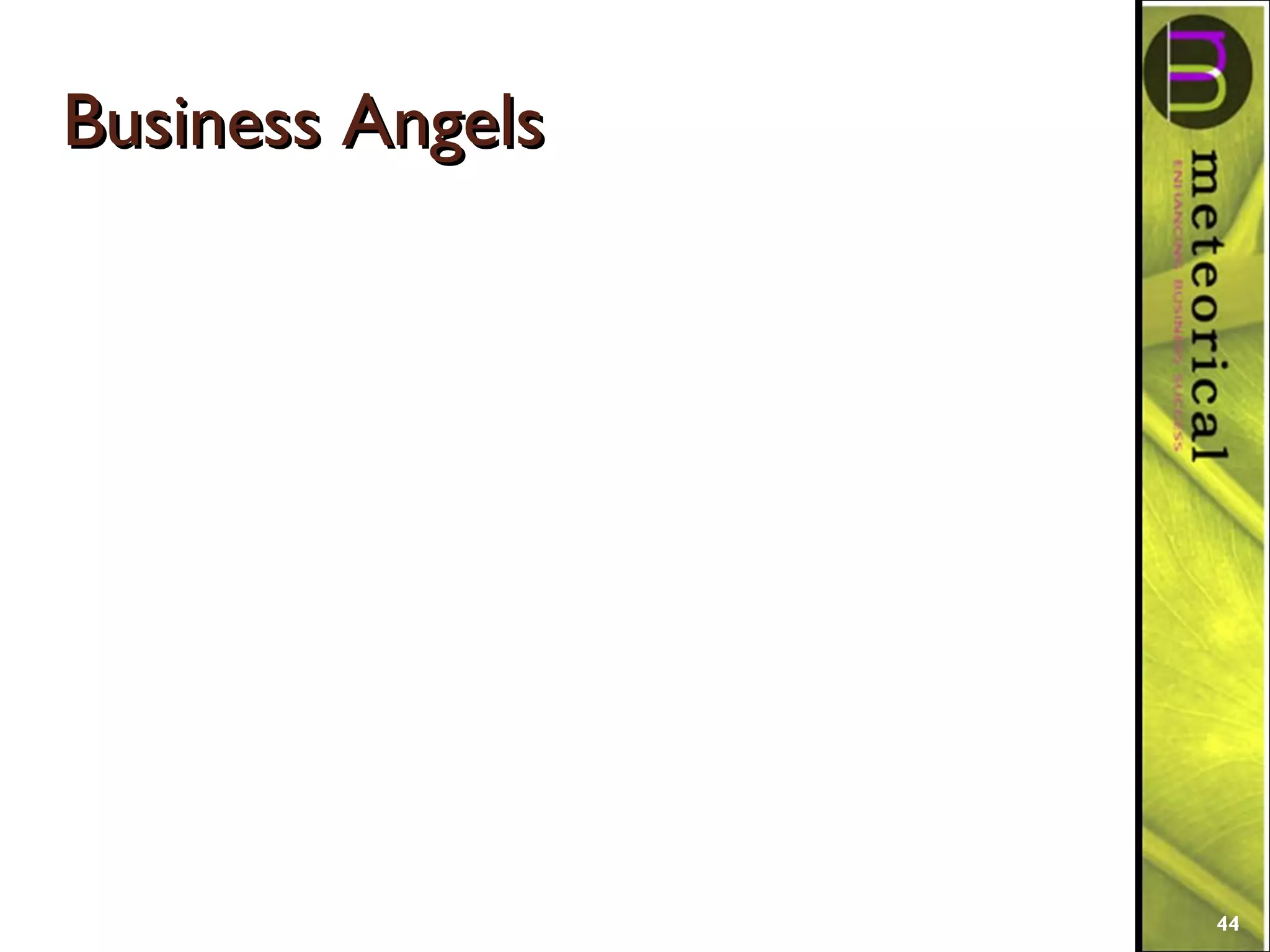 Business AngelsBusiness Angels
44
 