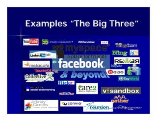 Examples “The Big Three”
          The     Three
 