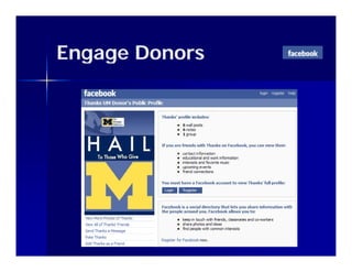 Engage Donors
 