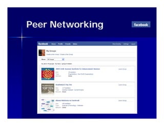 Peer Networking
 