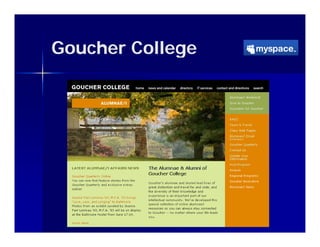 Goucher College
 
