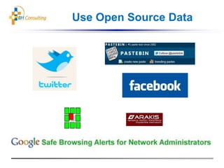 Use Open Source Data
 