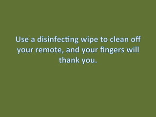 Places You May Have Forgotten to Clean