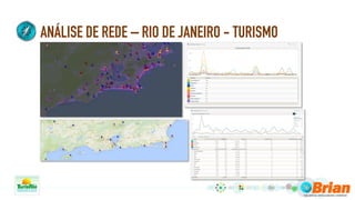ANÁLISE DE REDE – RIO DE JANEIRO - TURISMO
 