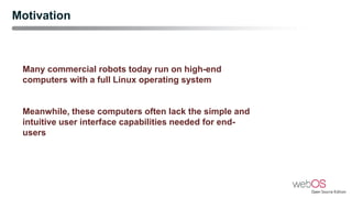 Meanwhile Computer ROS2 on WebOS - Brian Shin(LG) | PDF