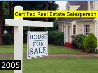 Certified Real Estate Salesperson




2005
 