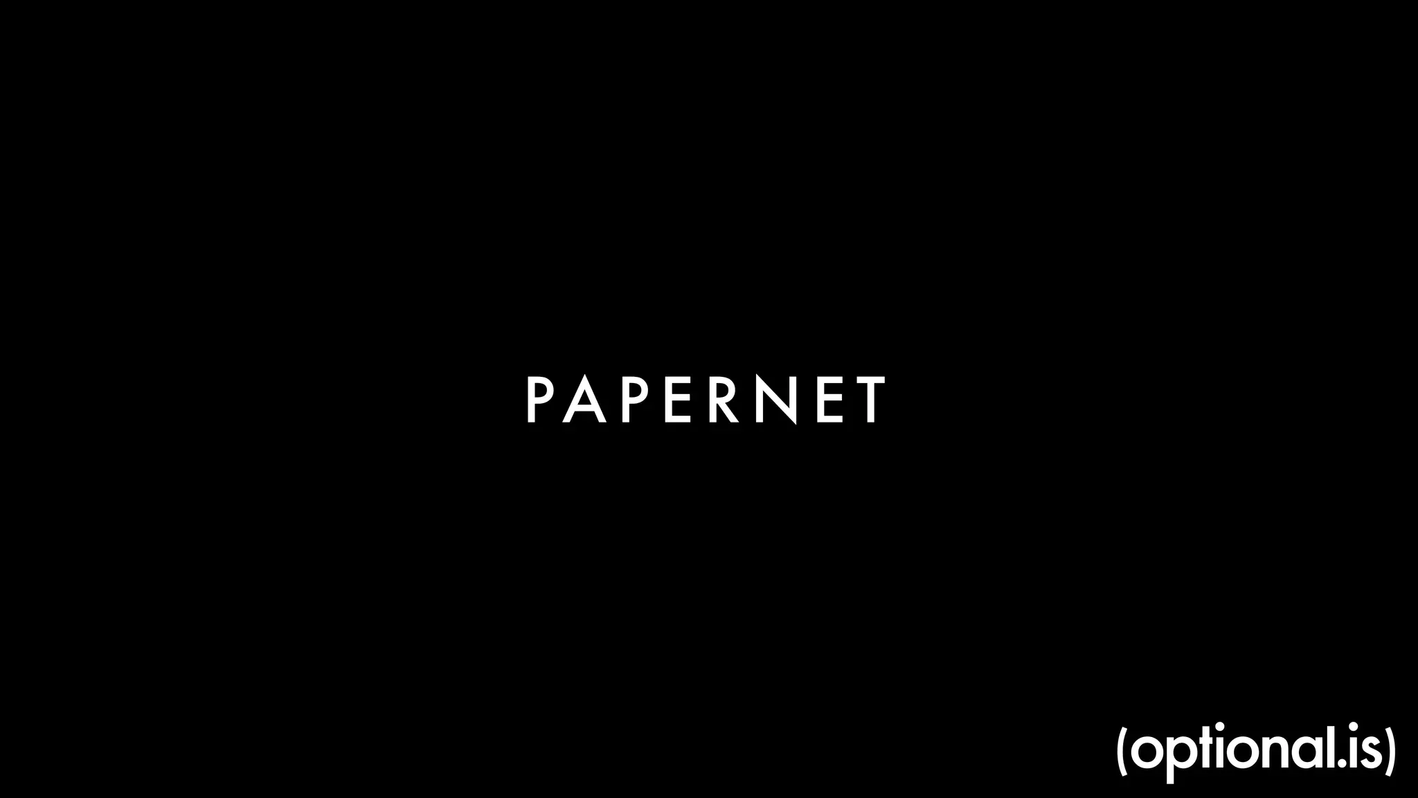 PAPERNET 
 