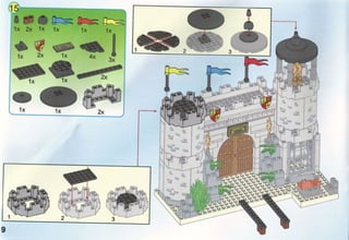 Brick 305 - инструкция по сборке конструктора "Пиратский замок" (Лего-совместимый)