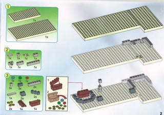 Brick 305 - инструкция по сборке конструктора "Пиратский замок" (Лего-совместимый)